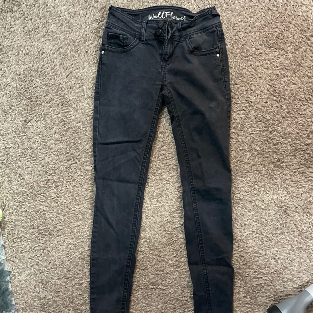 Wallflower black skinny jeans